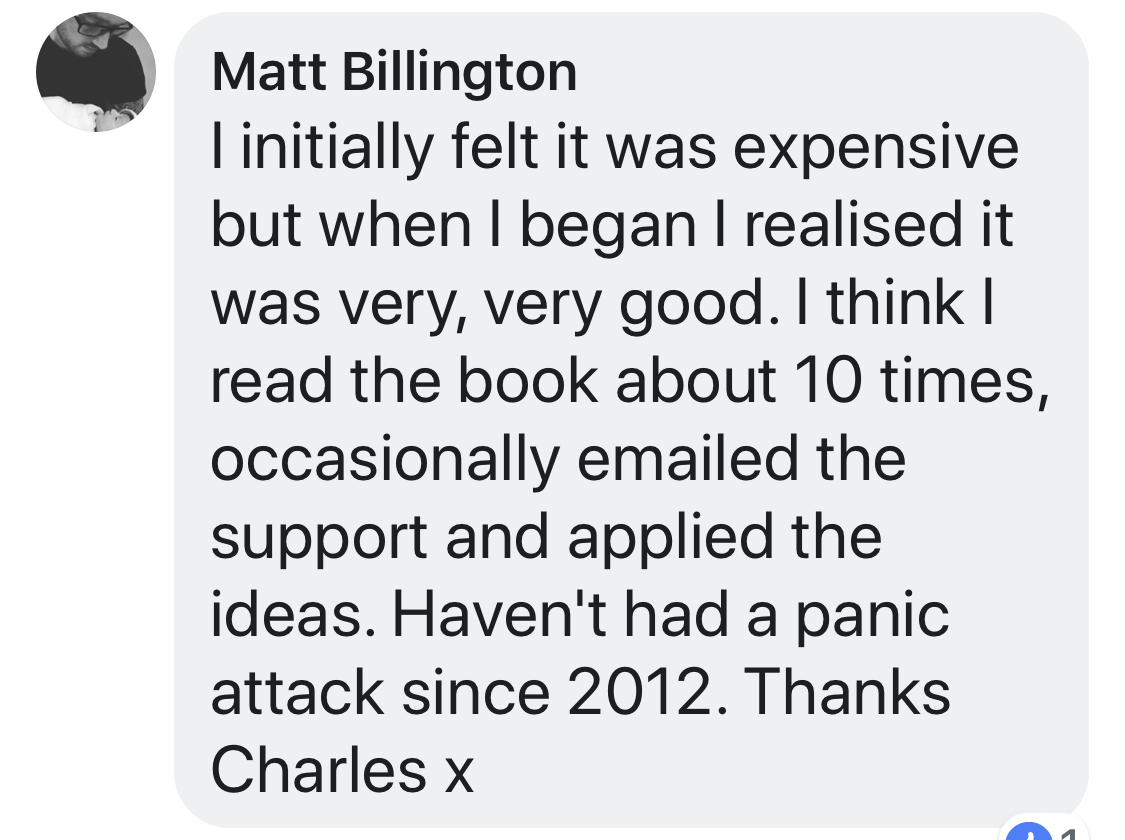 Client testimonial