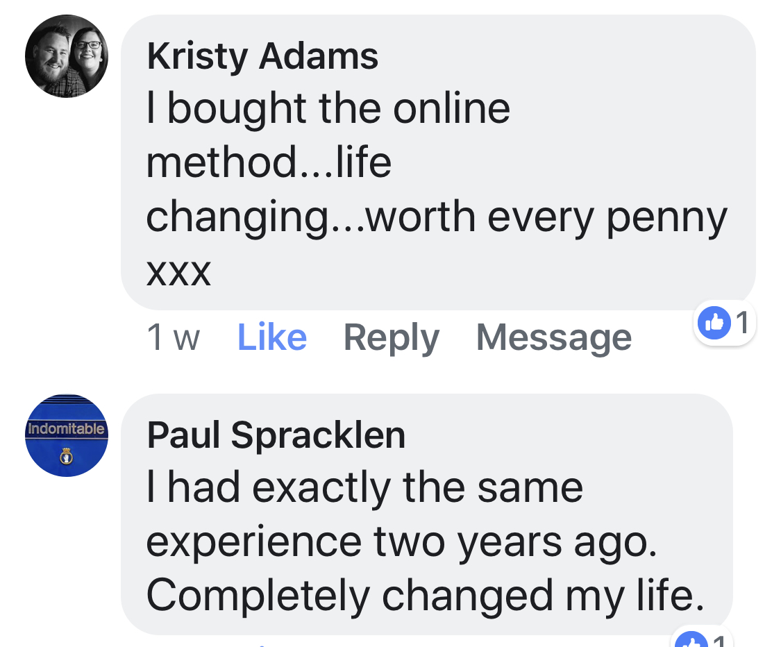 Client testimonial