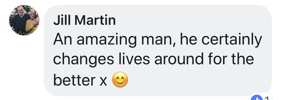 Client testimonial